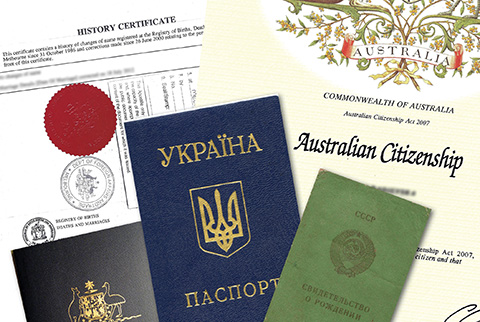 Ukrainian Russian NAATI Certified Immigration and Visa Document Translation